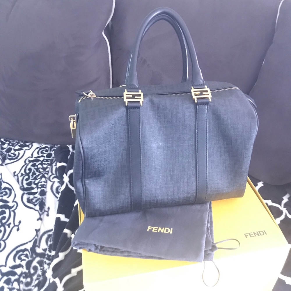 Authentic Fendi Baulotto Forever Zucca.